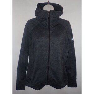 EMS Hoodie Women‎ M Gray Zip Long Sleeve Sweatshirt Hiking Casual